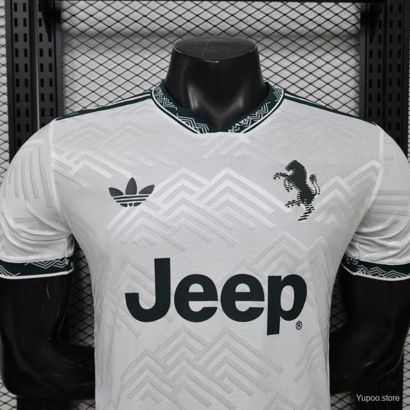 Player Version 26/27 Juventus White with Dark Green Special Edition Jersey — imagen 6