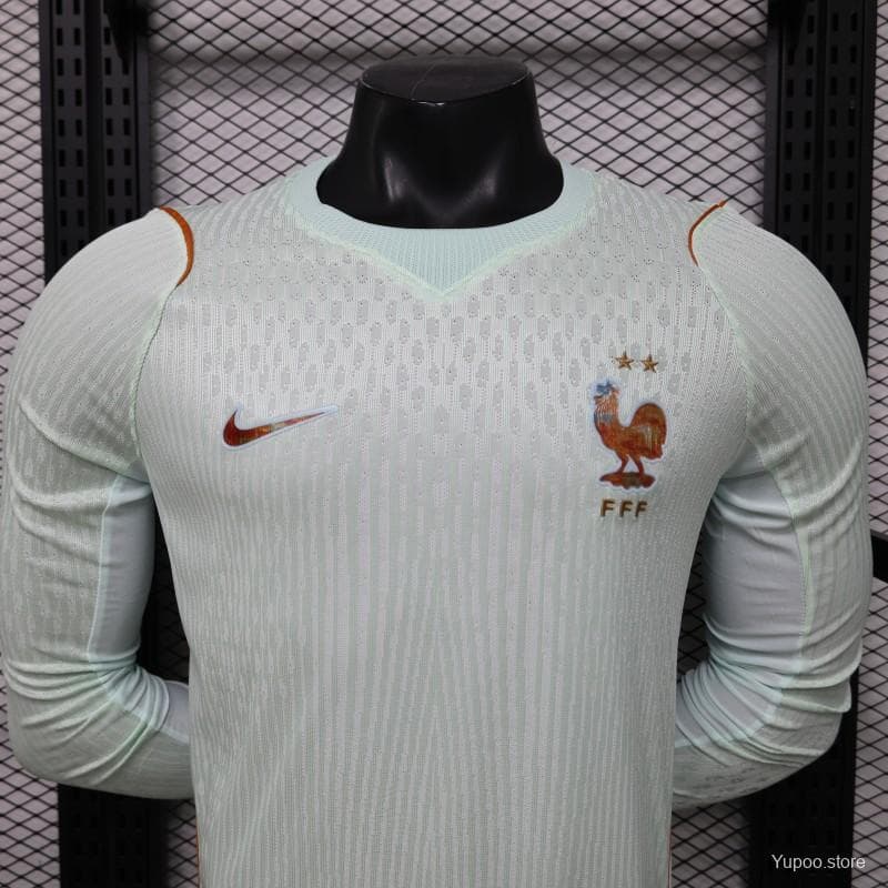 Player Version 26/27 France Mint Green Away Long Sleeve Jersey — imagen 10