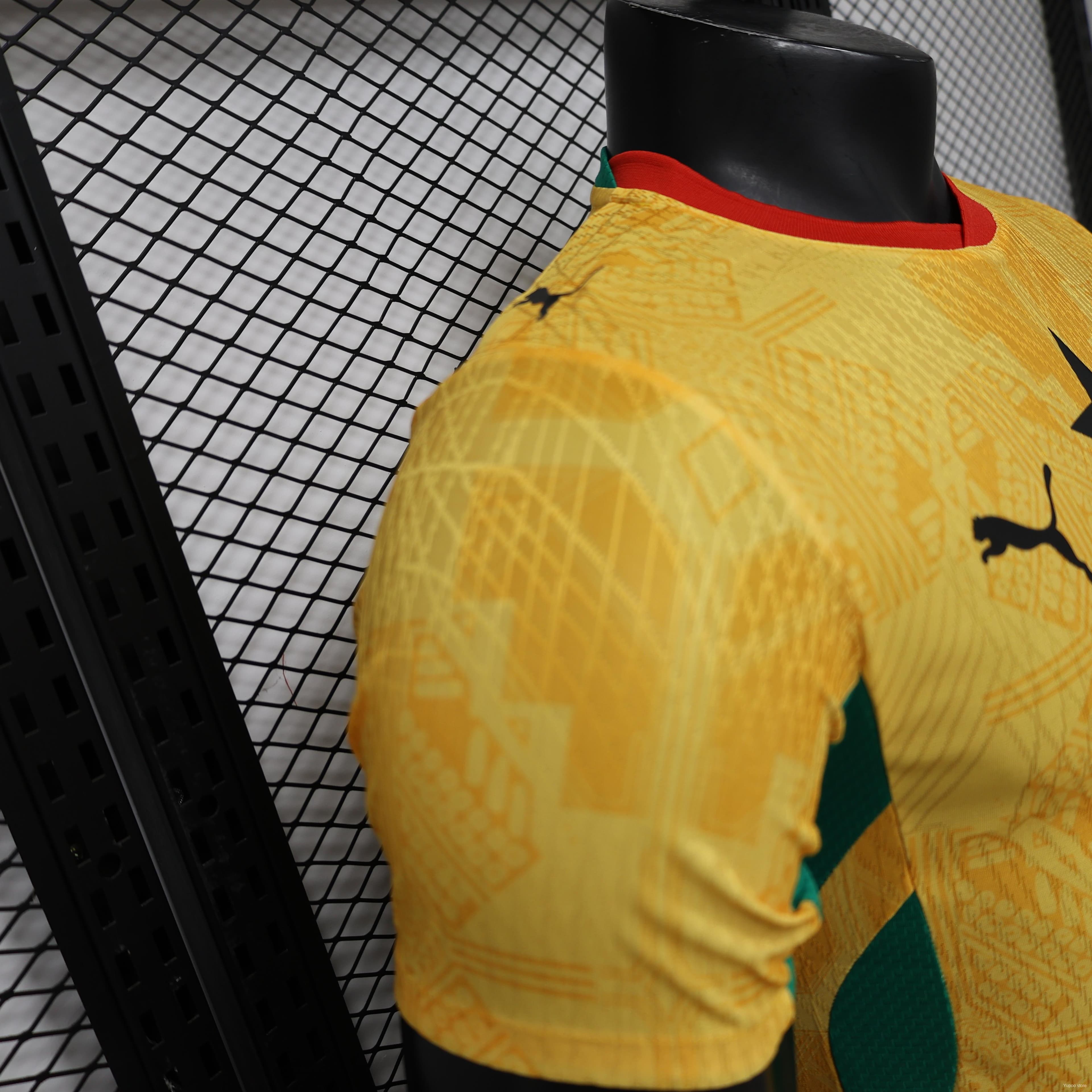 Player Version 26/27 Ghana  Away  Yellow & Green/Red Accent Jersey — imagen 9