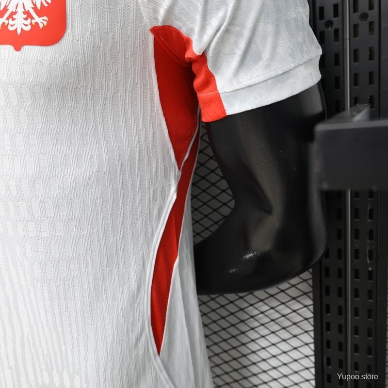 Player Version 2026 Poland Home White  Jersey — imagen 5