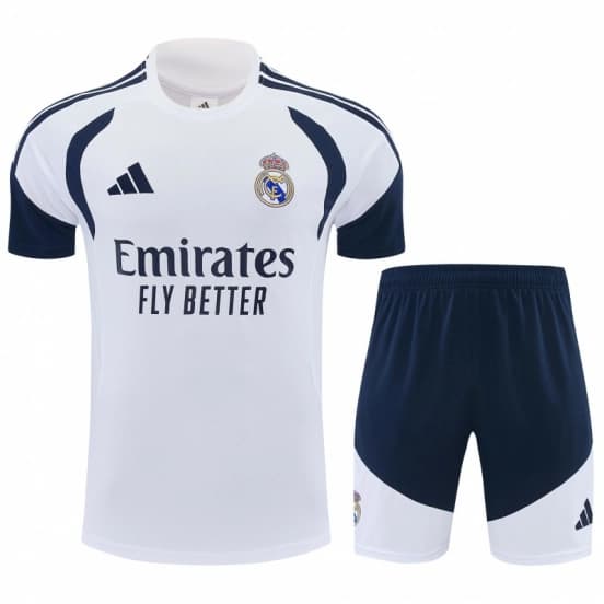26/27 Real Madrid  White Short Sleeve+Soccer Shorts — jersey