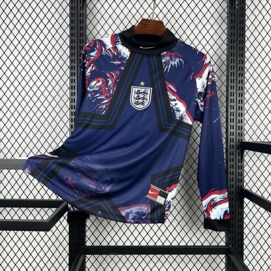 2026 Mens England Hollywood Goalkeeper Long Sleeve Jersey — Selección de fútbol de Inglaterra