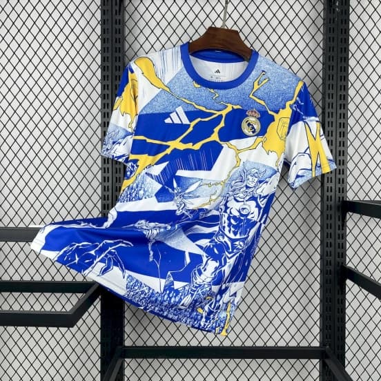 2025/26 Mens Real Madrid Pre-Match Jersey — jersey