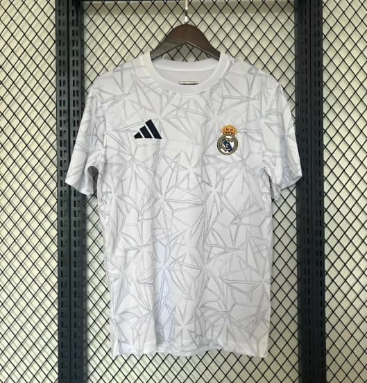 24/25 Real Madrid White Pre-Match Jersey — Real Madrid Club de Fútbol
