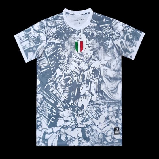 2024 Italy Michelangelo White Special Training Jersey — Selección de fútbol de Italia