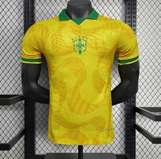 25/26 Player Version Brazil Commemorative Edition Yellow Jersey — Selección de fútbol de Brasil