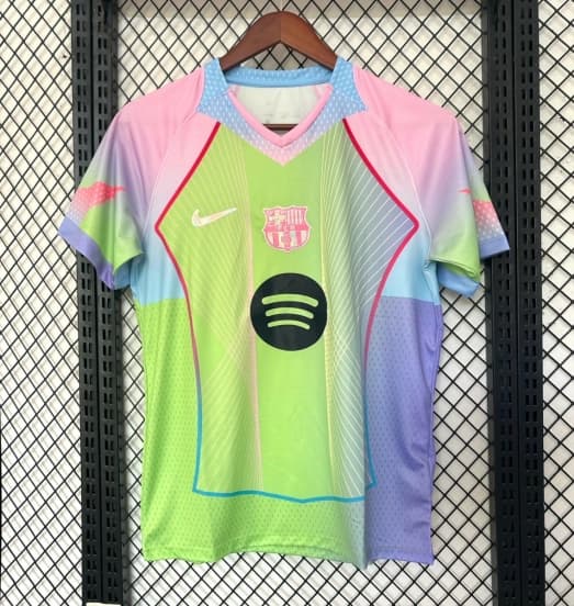 25/26 Barcelona Rainbow Gradient with Spotify Jersey — jersey