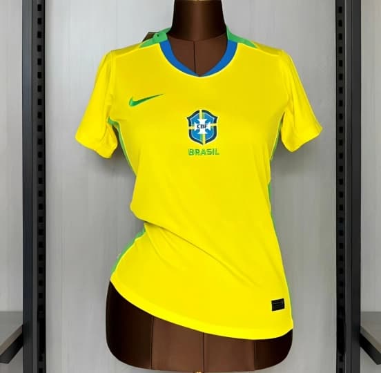 25/26 Women Brazil Home Jersey — jersey