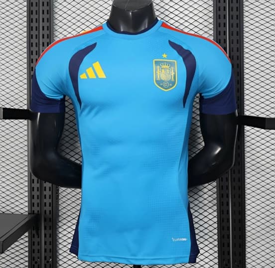 2026 Player Version Spain Sky Blue Training Jersey — Selección de fútbol de España