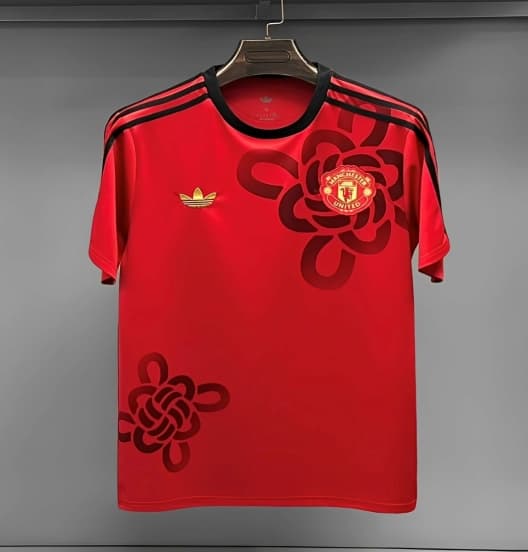 25/26 Manchester United Cultural Story Chinese Lucky Knot Jersey — jersey