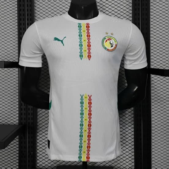 2026 Player Version Senegal Home White Double Stars Edition Jersey — Selección de fútbol de Senegal