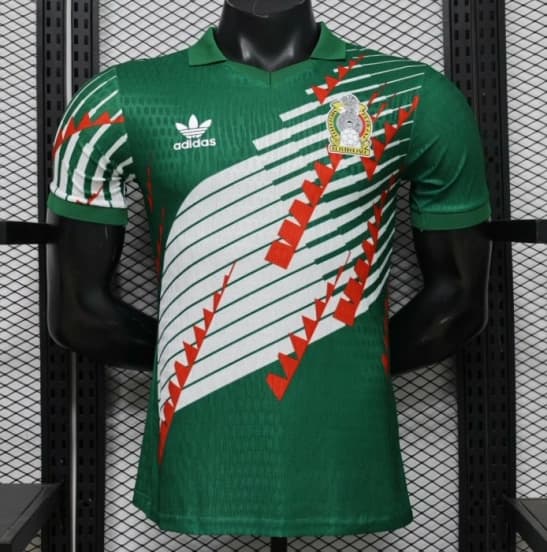 Player Version 2027 Mexico Home Green with Diagonal Graphic Jersey — imagen 1
