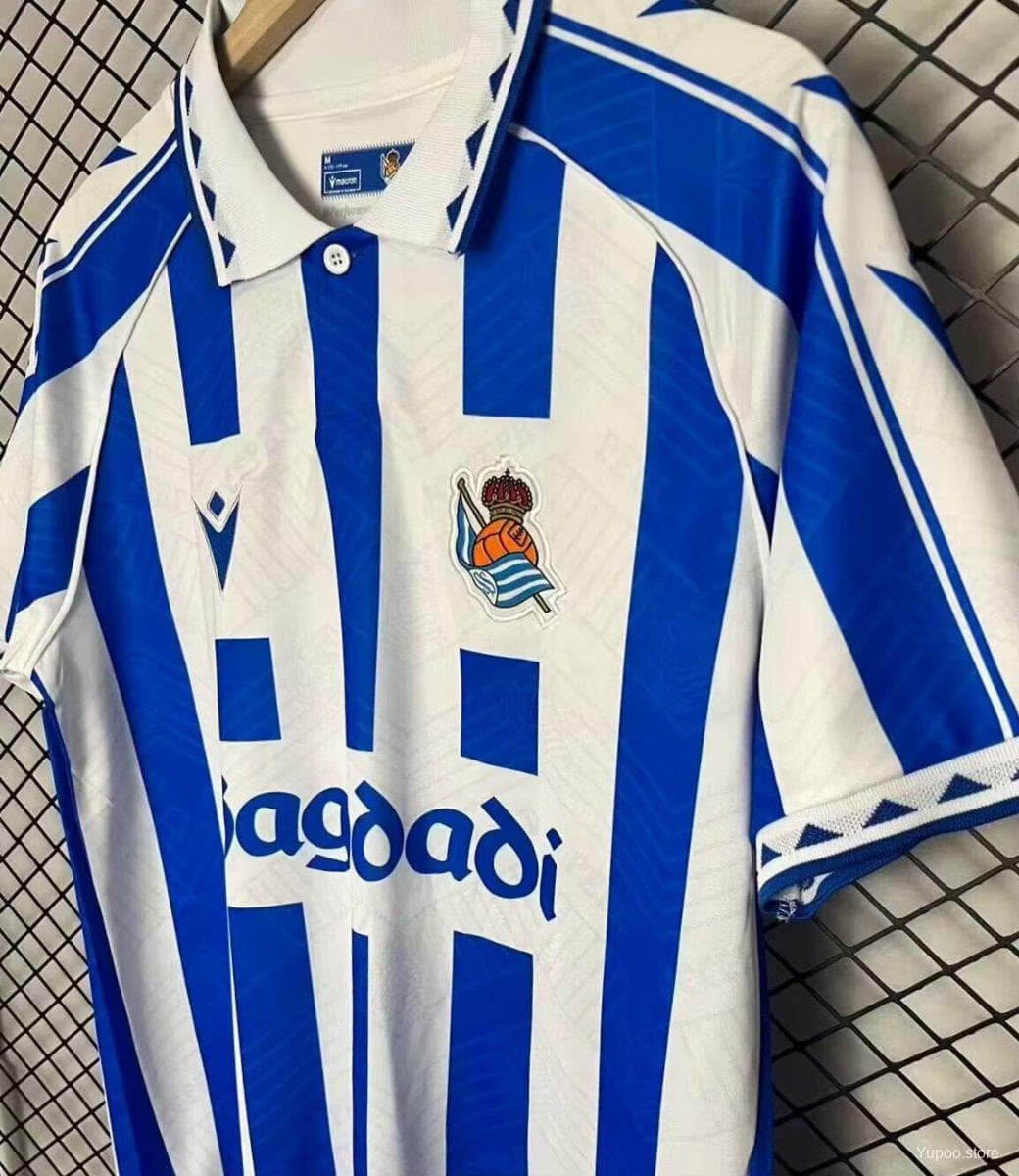 26/27 Real Sociedad Vintage Remake Home Jersey — imagen 2