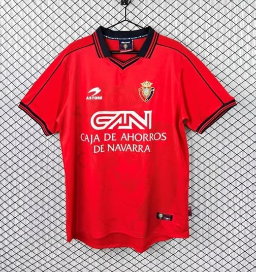 Retro 98/99 Osasuna Home Long Sleeve Jersey — Club Atlético Osasuna