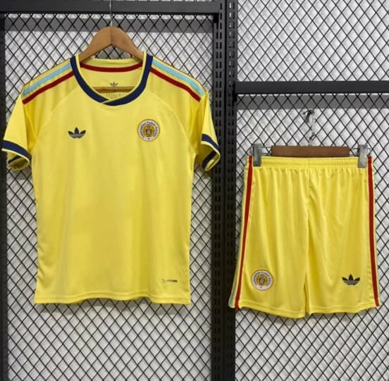 2026 Kids Curacao Away Yellow Jersey — jersey