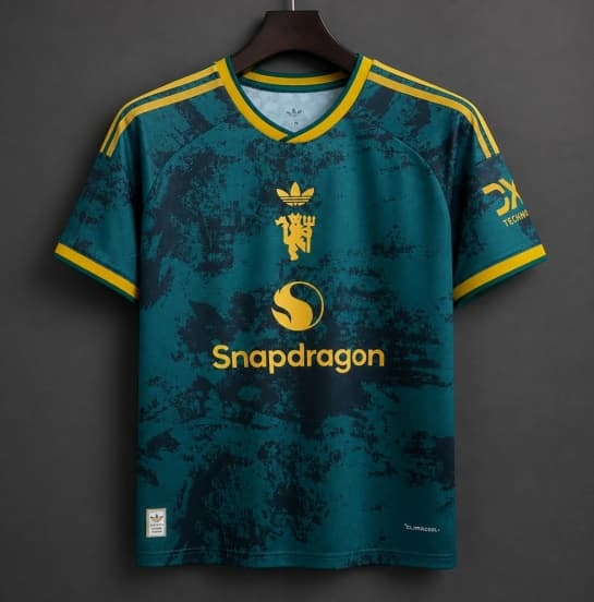 26/27 Adidas Manchester United Special Edition Green Gold Jersey — jersey