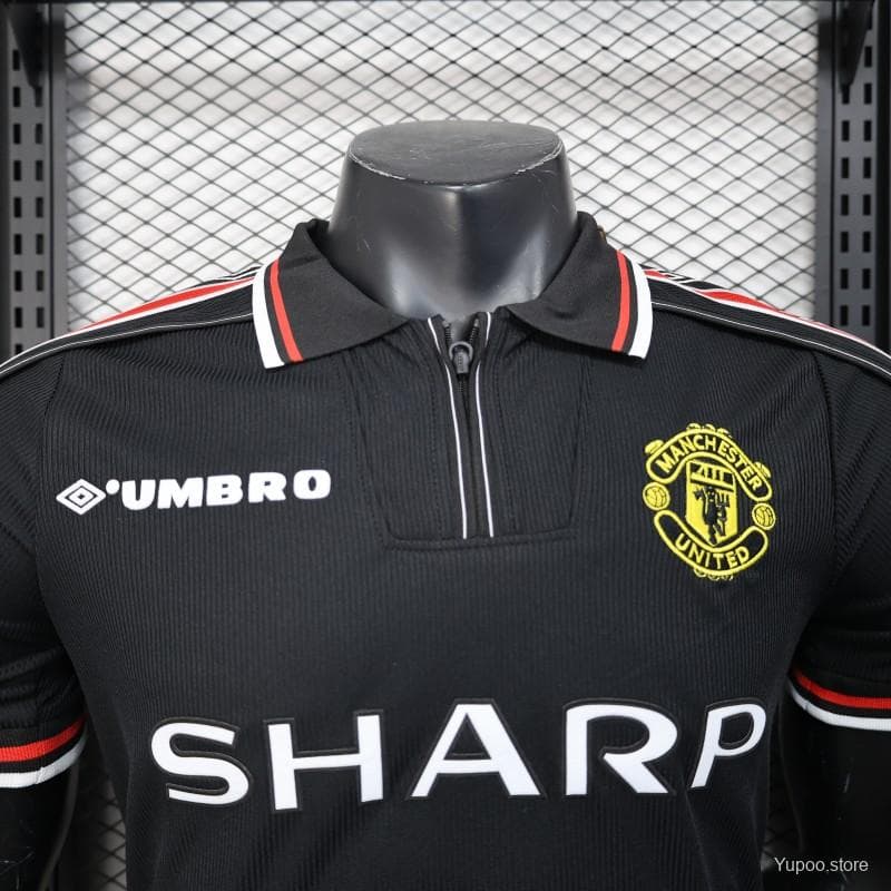 Player Version 98/99 Manchester United Third Black Jersey — imagen 3