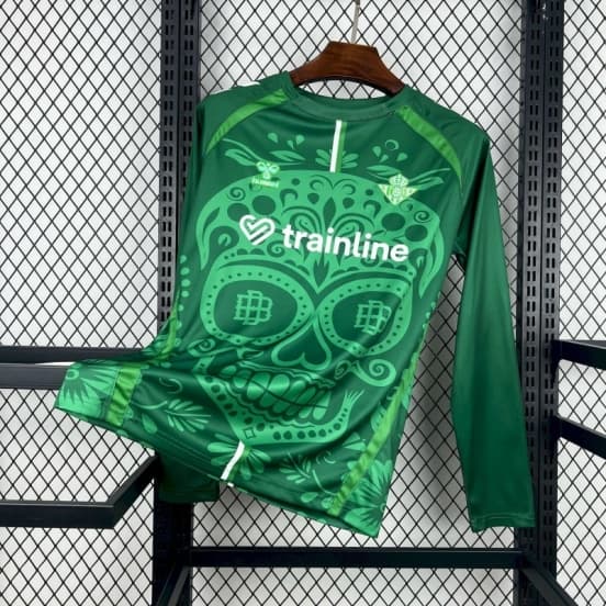 2025/26 Mens Real Betis Pre-Match Long Sleeve Jersey — jersey