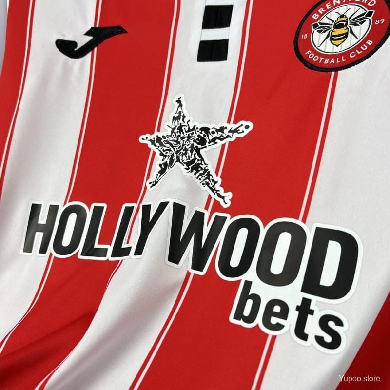 2025/26 Mens Brentford Home Jersey — imagen 6