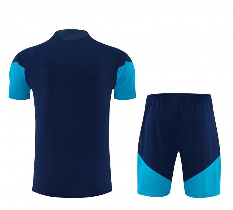 26/27 Spain Navy Blue Short Sleeve+Soccer Shorts — imagen 2