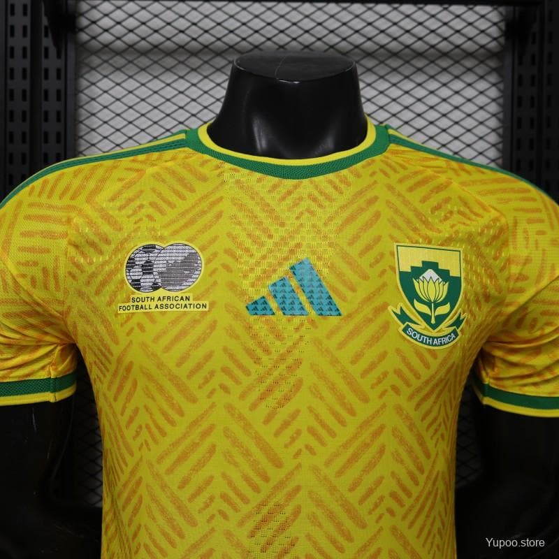 Player Version 26/27 South Africa Yellow & Green  Home Jersey (Adidas) — imagen 10