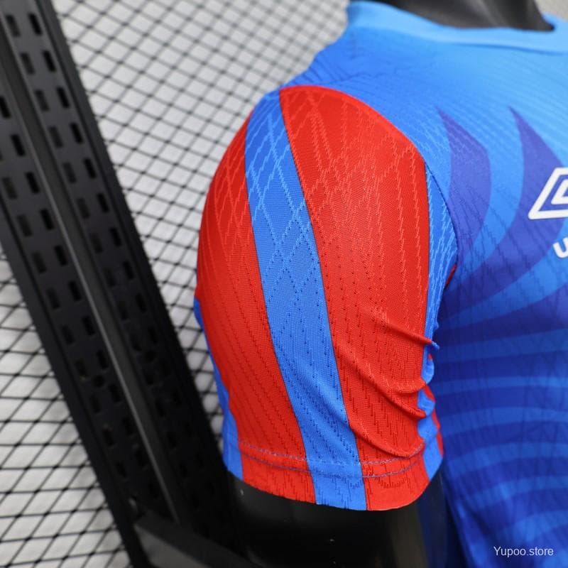 Player Version 26/27 DR Congo  Sky Blue & Red  Home Jersey — imagen 10