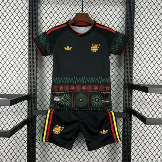 2026 Kids Jamaica X Bob Marley Away Jersey Kit — Selección de fútbol de Jamaica
