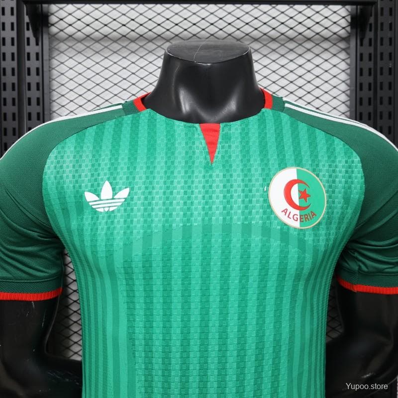 Player Version 26/27 Algeria Away Green with Tonal Vertical Stripe  Jersey — imagen 3