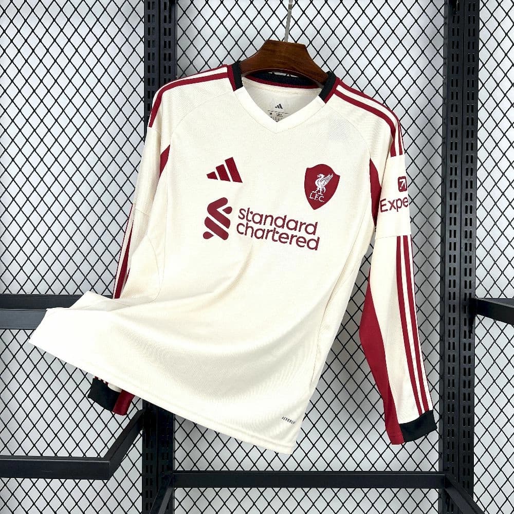 2025/26 Liverpool Away Long Sleeves Jersey — Liverpool Football Club