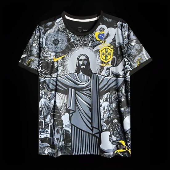2024 Brazil Copa America Black Goalkeeper Jersey — Selección de fútbol de Brasil