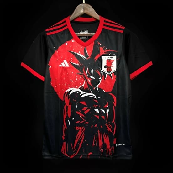 2024 Japan Dragon Ball Goku Red/Black Jersey — Selección de fútbol de Japón