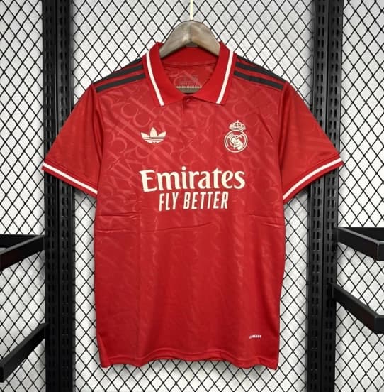 24/25 Real Madrid Red Jersey — Real Madrid Club de Fútbol
