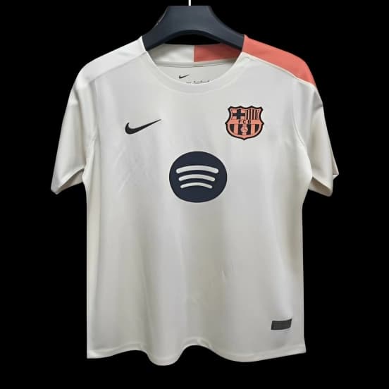 25/26 Barcelona Beige Pre-Match Jersey — Fútbol Club Barcelona (femenino)