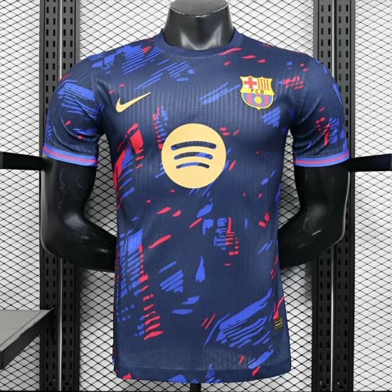 Player Version 25/26 FC Barcelona Navy Blue with Spotify Sponsor Jersey — jersey