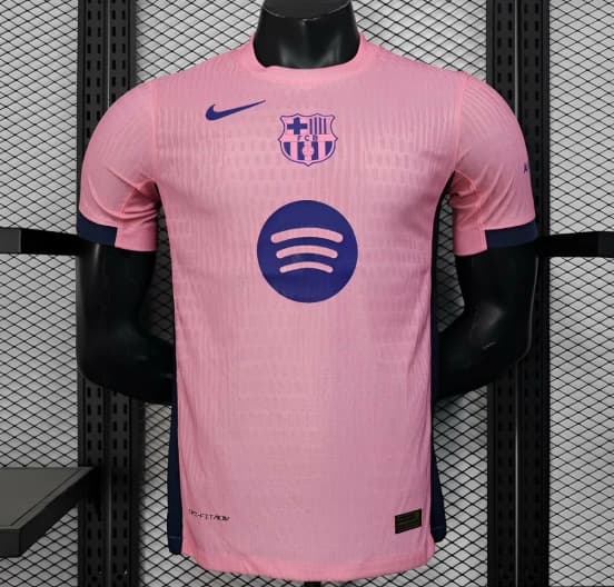 Player Version 25/26 FC Barcelona 125Th Anniversary Special Pink with Spotify Sponsor Jersey — jersey
