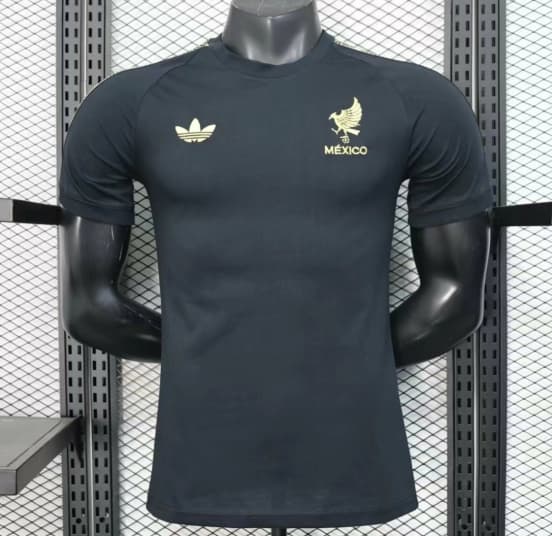 2025 Mexico Cotton Black Casual T-Shirt — Selección de fútbol de México