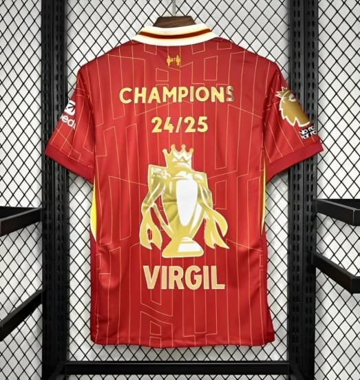 24/25 Liverpool Home Jersey With Champion Printing — Liverpool Football Club