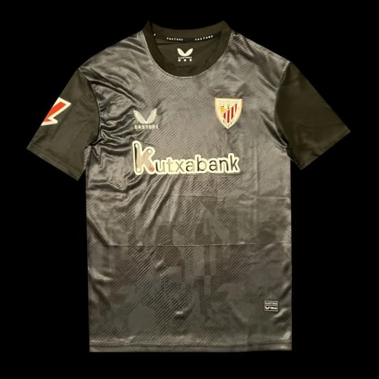 25/26 Athletic Bilbao Away Black Jersey — jersey