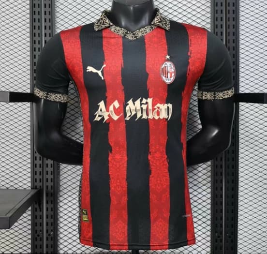 Player Version 25/26 AC Milan Redesigned Home Jersey — Associazione Calcio Milan