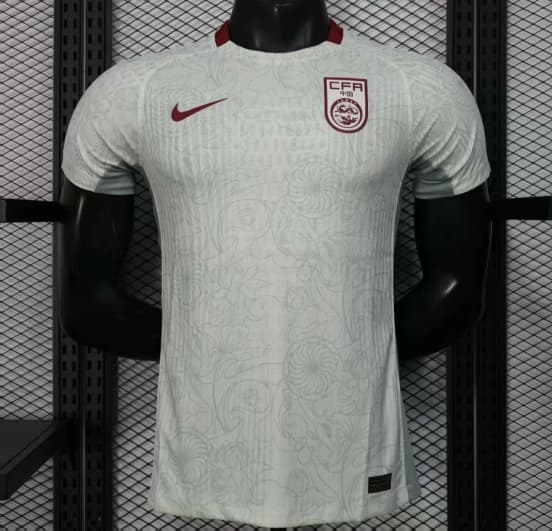 Player Version 2025 China Away WHITE  Jersey — Selección de fútbol de China