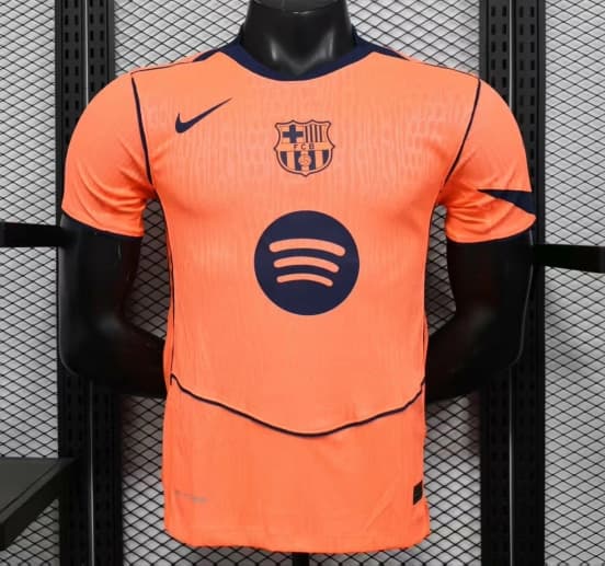 Player Version 25/26 Barcelona Third  Orange Jersey — jersey