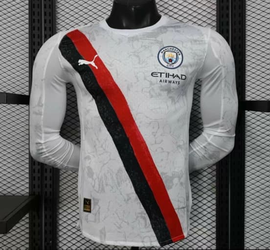 Player Version 25/26 Manchester City Away Long Sleeve Jersey — Manchester City Football Club