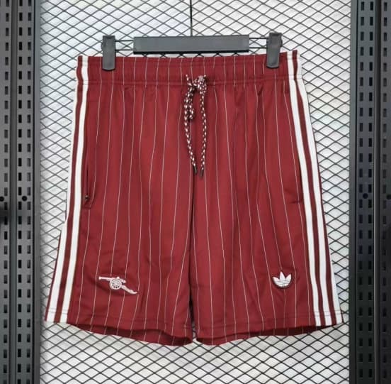 Player Version 25/26 Arsenal Wine Adidas Original Shorts — jersey