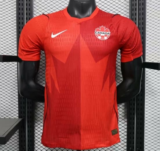 Player Version 2025 Canada Home Red Jersey — Selección de fútbol de Canadá