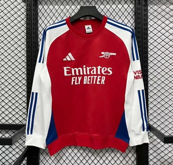 25/26 Arsenal FC Home Long Sleeve Training Sweatshirt — jersey