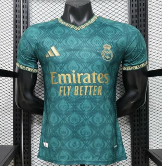 Player Version 26/27 Real Madrid Green Gold Third Special Edition Jersey — jersey