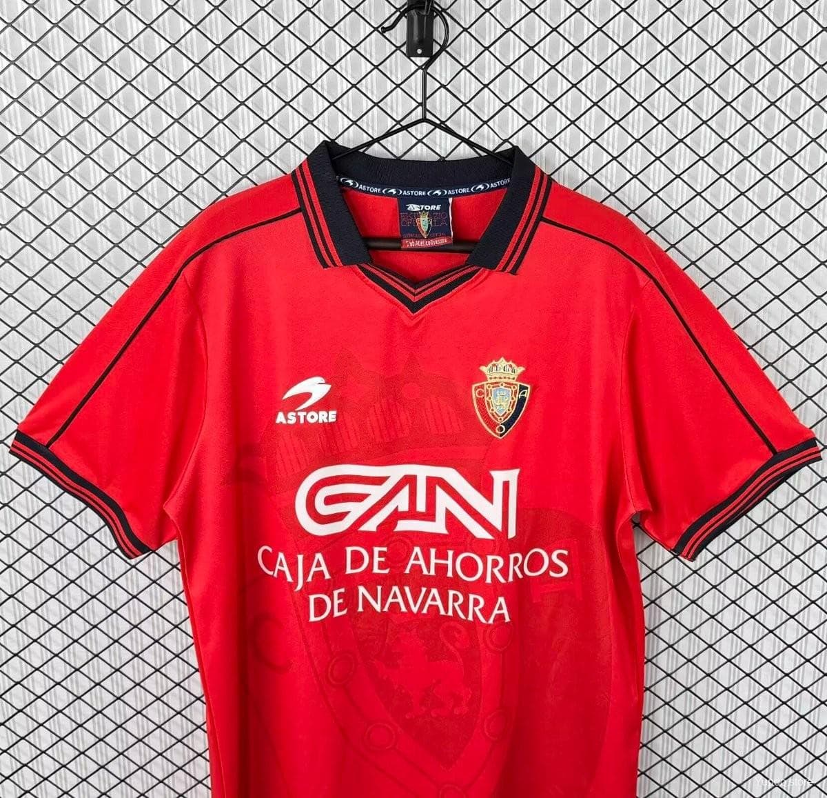 Retro 98/99 Osasuna Home Long Sleeve Jersey — imagen 2