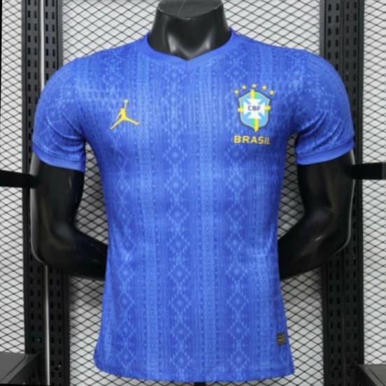 Player Version 2026 Brazil Away Blue Special Edition Jersey — jersey