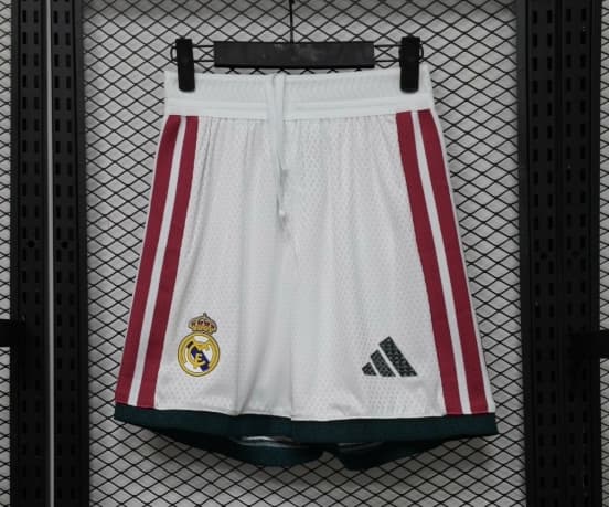 Player Version 26/27 Real Madrid Home  White Shorts (Adidas) — jersey