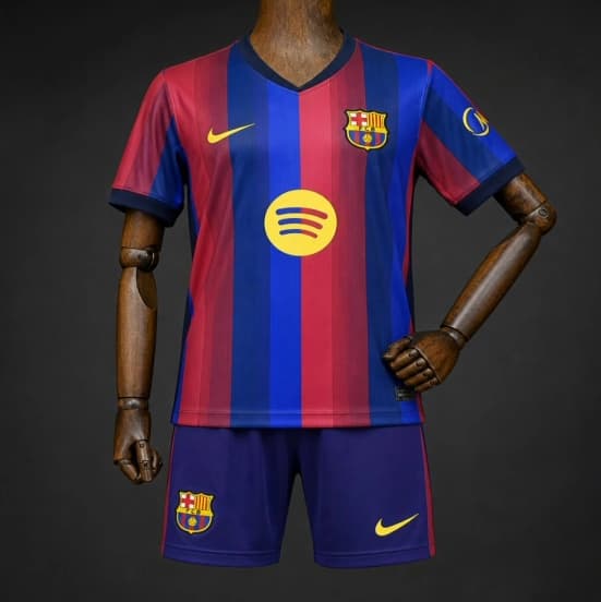 26/27 Kids Barcelona Home Jersey — jersey